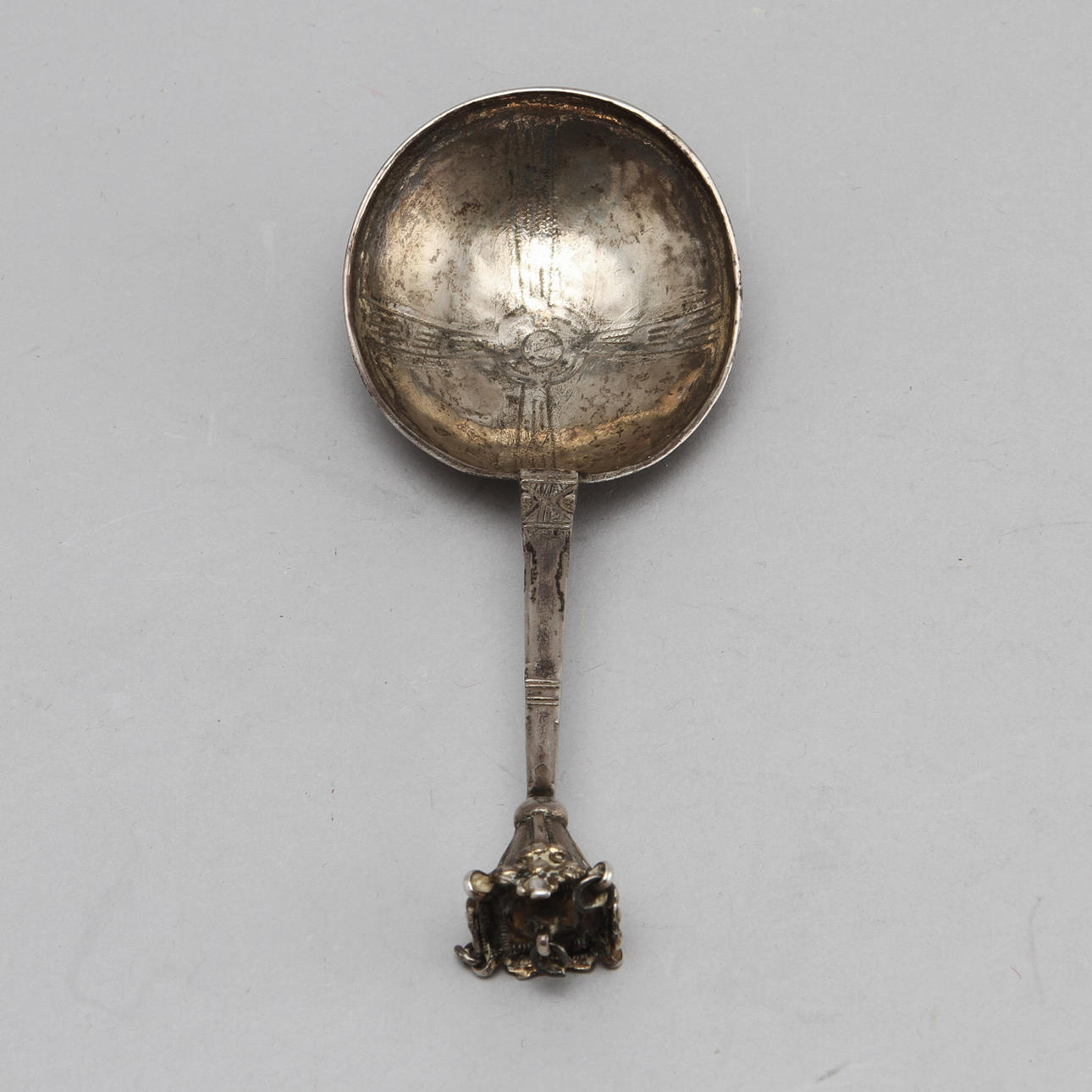 SUPSSKED, silver, Henrik Nourin, Norrköping, 1769. Vikt 30 gram.