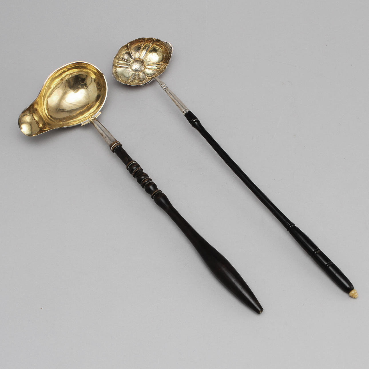 SOPPSLEV samt SÅSSLEV, silver, Sverige, 1800-tal.