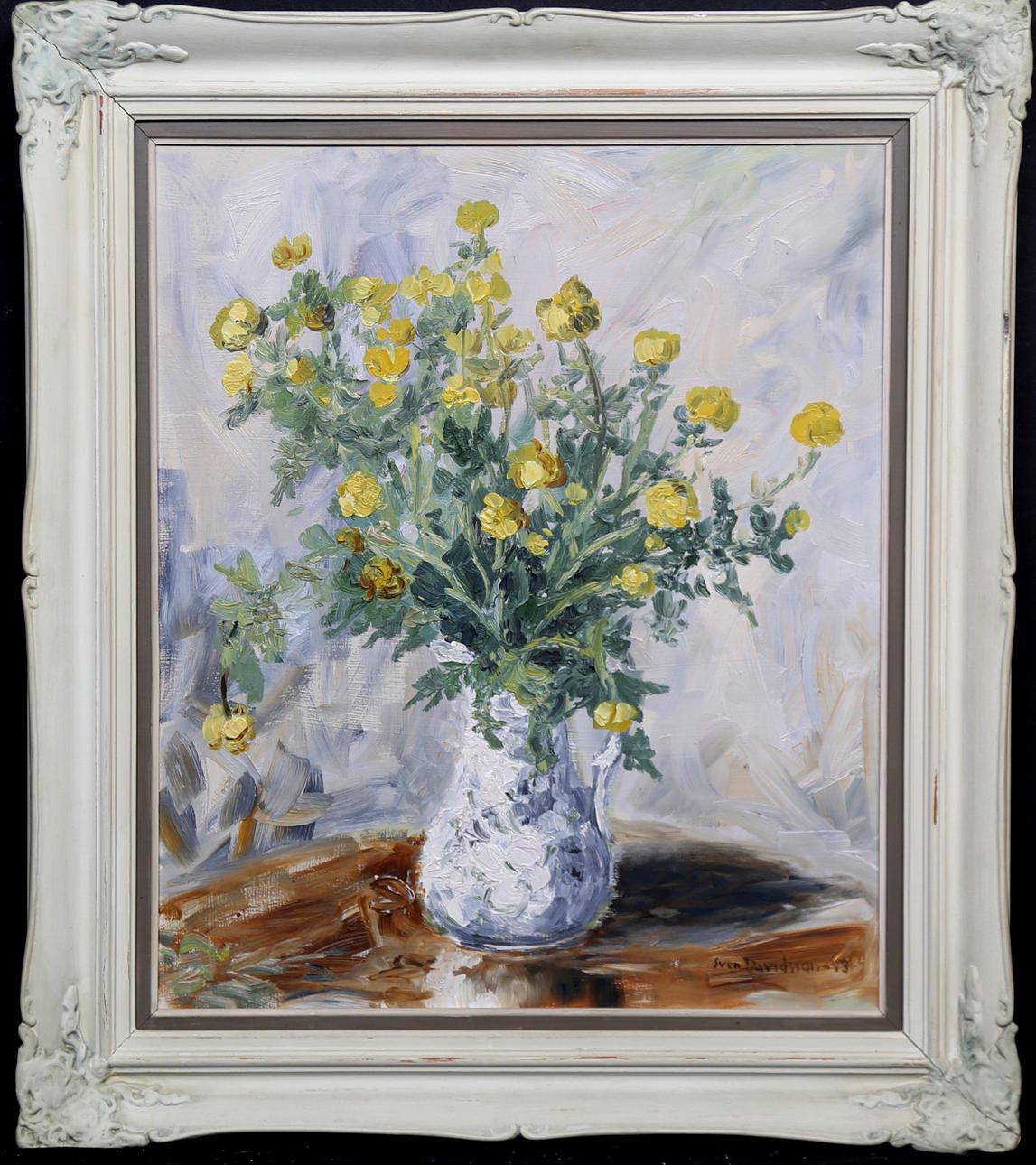 SVEN DAVIDSSON. Oil on Board, signed and dated 43.