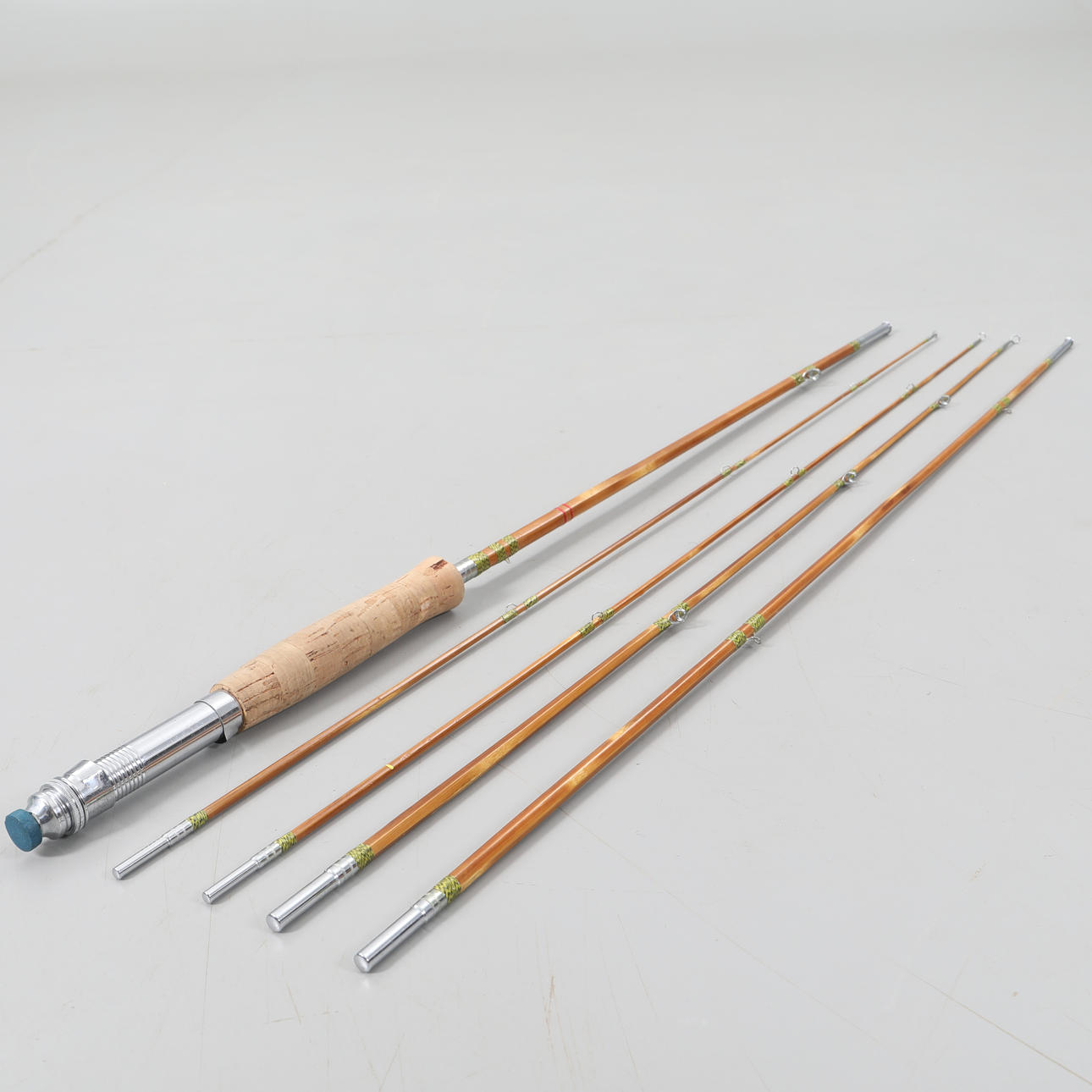 FLUVE FISKESTANG, Splitcane med 2 spidser.