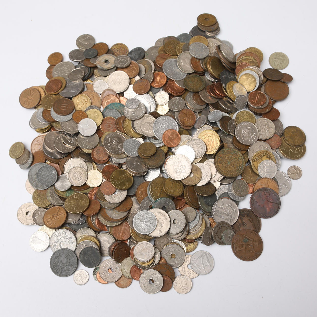 COIN, mixed countries, weight approx. 2.8 kg.