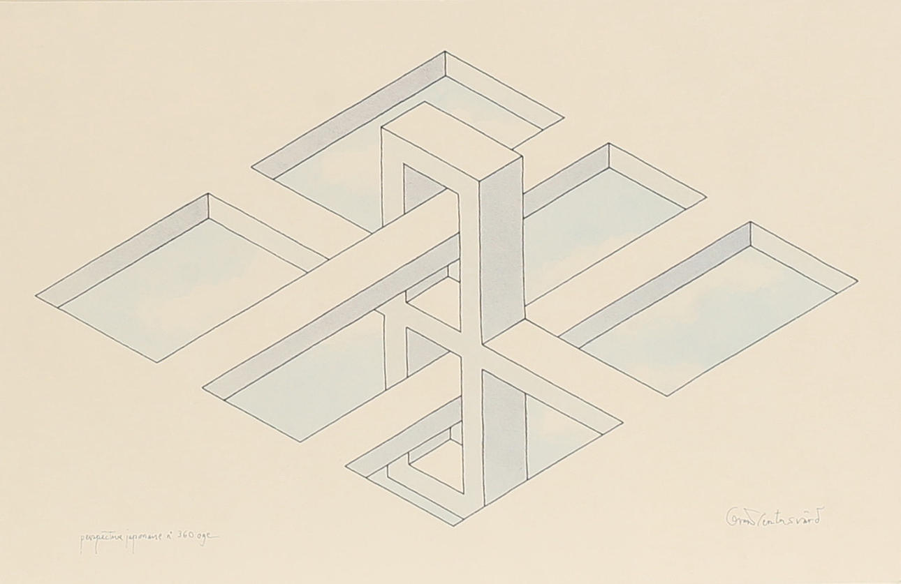 OSCAR REUTERSVÄRD. Perspektive Japanisch 360 Oge.