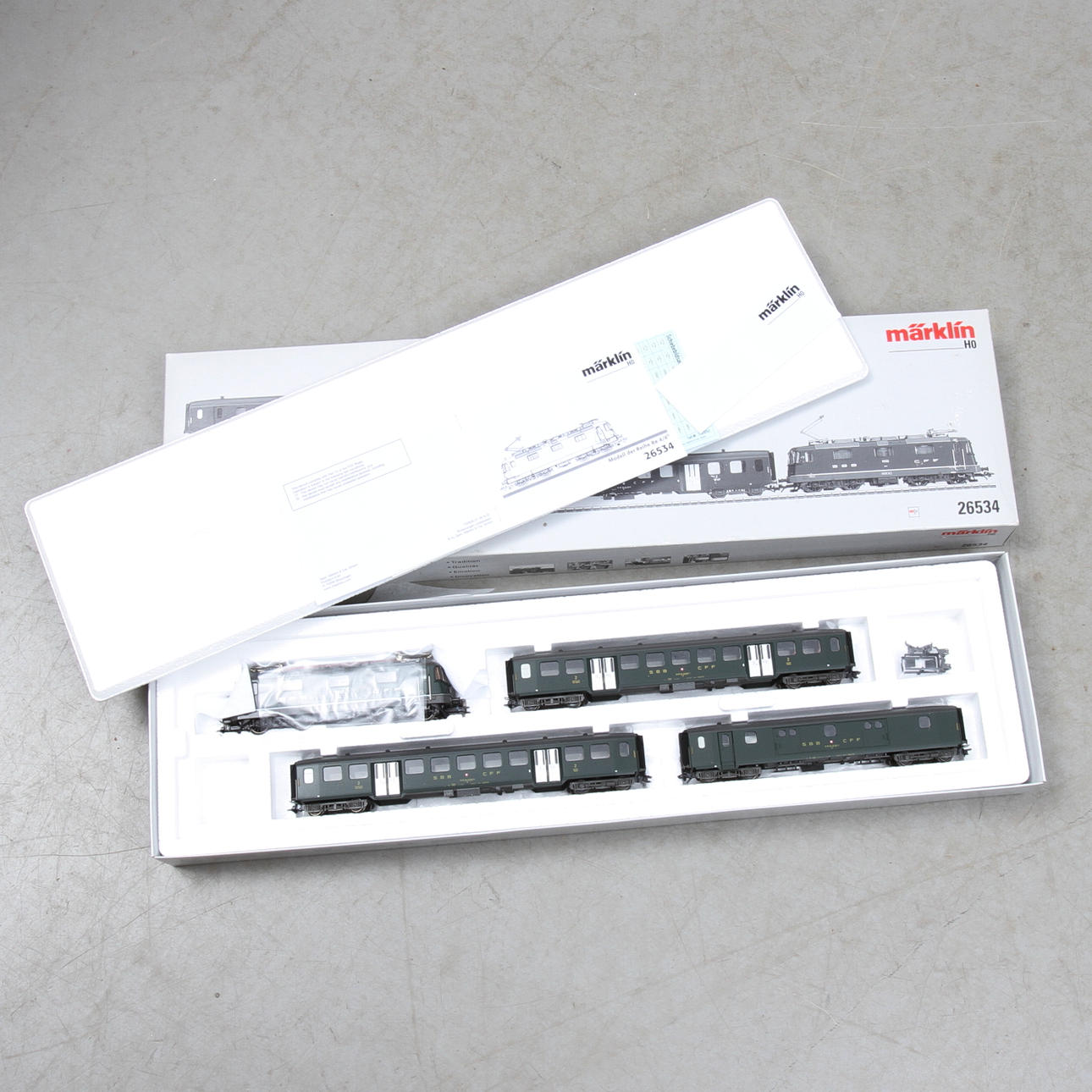 MÄRKLIN 26534 SBB CFF TRAIN Set "S-Bahn SBB" DIGITAL MFX originalkartong.