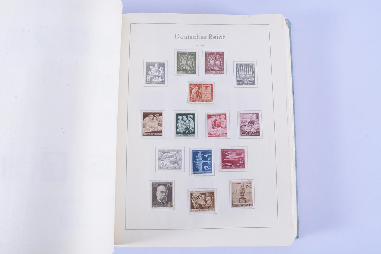 BRIEFMARKENALBUM, Deutschland, 1872-1944.