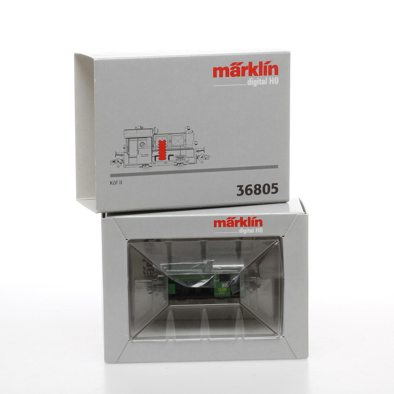 MÄRKLIN 36805, lokomotor Köf II digital i originalkartong.