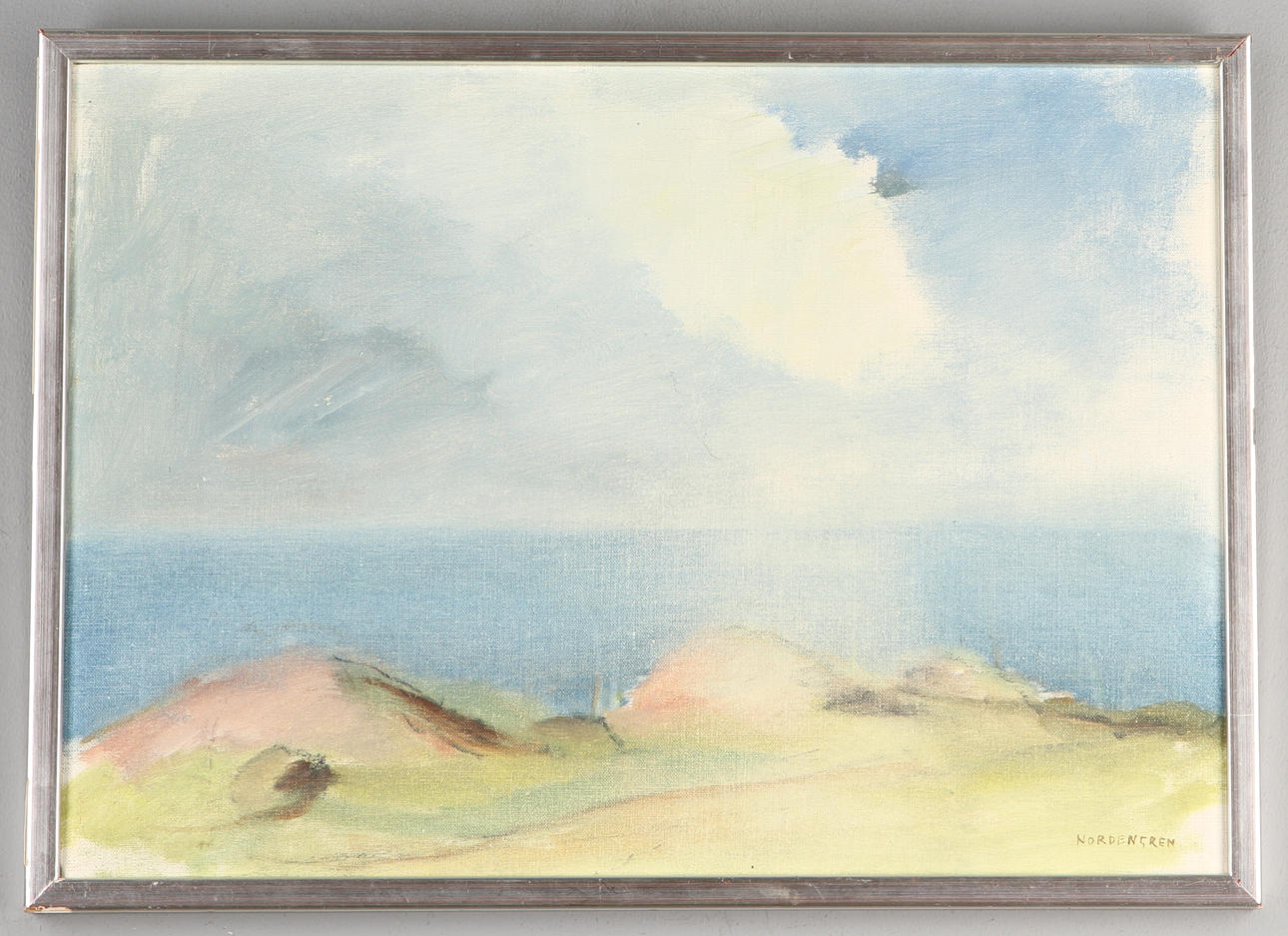 ROLF NORDENGREN. Landskap, olja på duk, signerad.