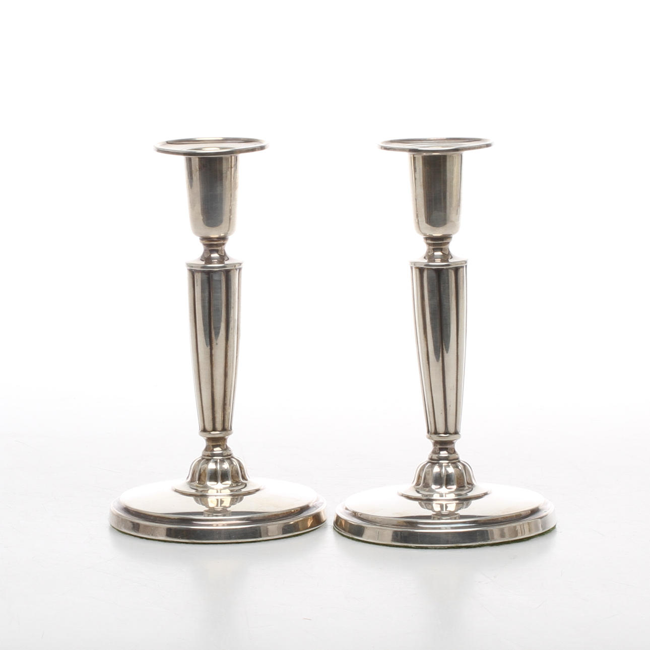 LJUSSTAKAR, 1 par, C.G. Hallberg, 1900-tal.