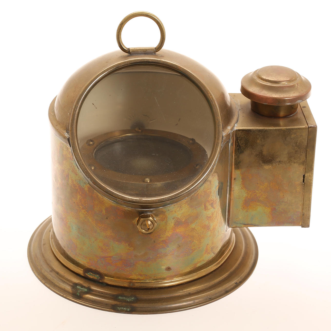 KOMPAS med NATHUS, messing, 1900-tallet.