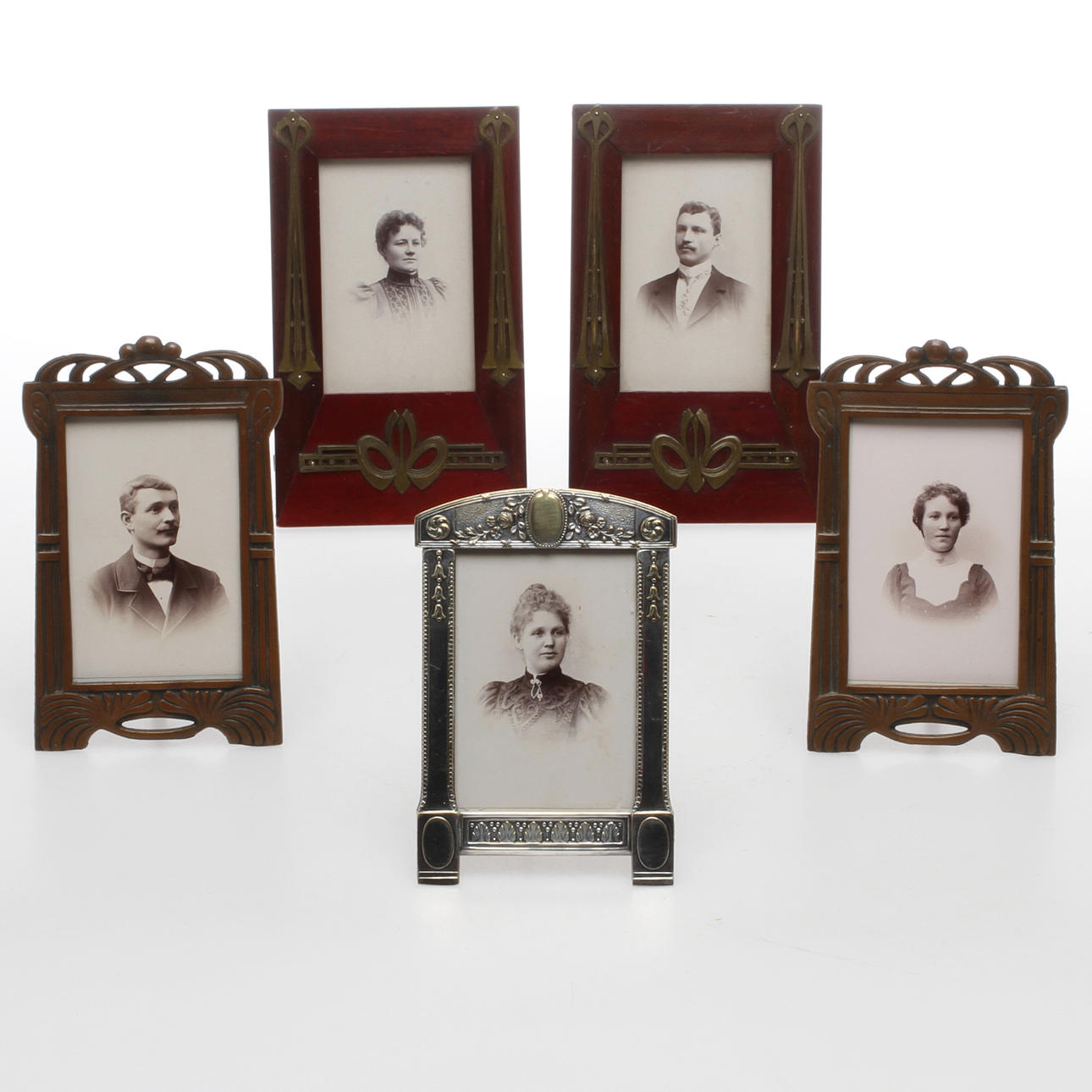 FOTORAMAR, 2 + 2 + 1 st, jugend, 1900-talets början.