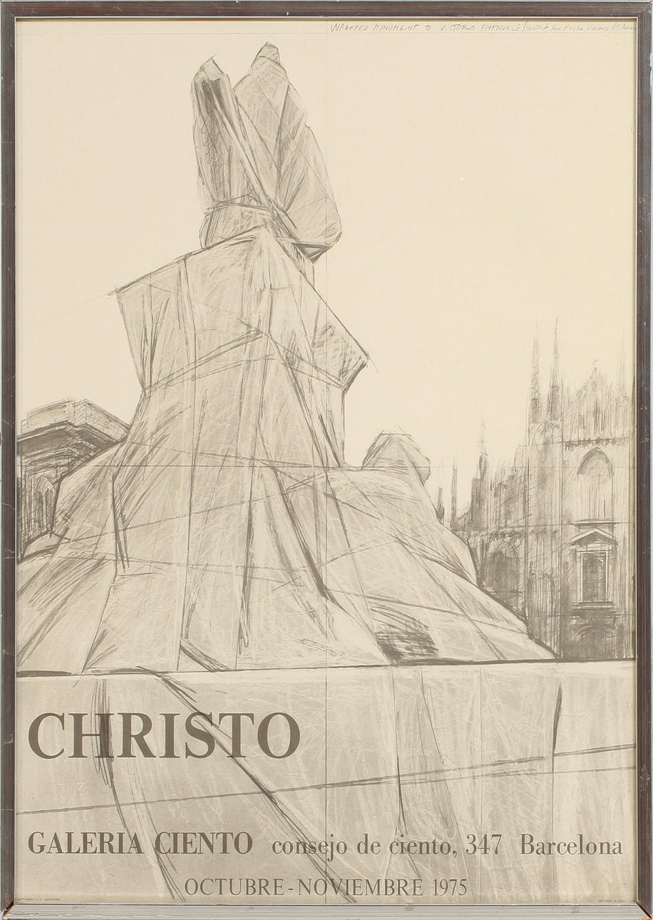 AFFISCH, Cristo, Barcelona 1975.