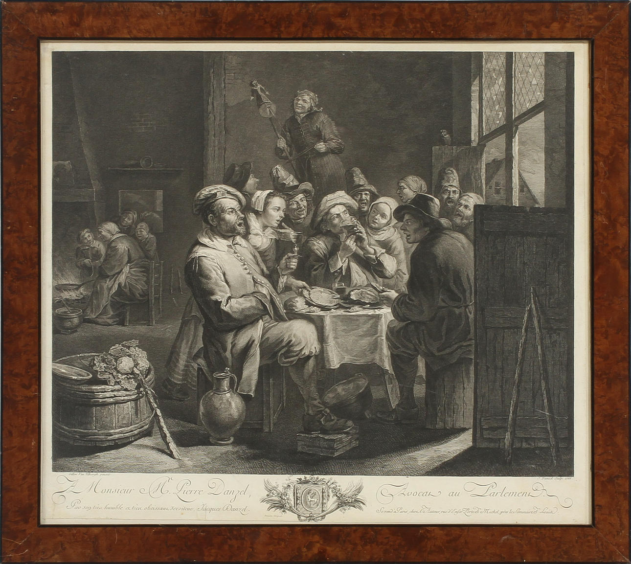 JACQUES CLAUDE DANZEL. gravyr, senare avdrag.