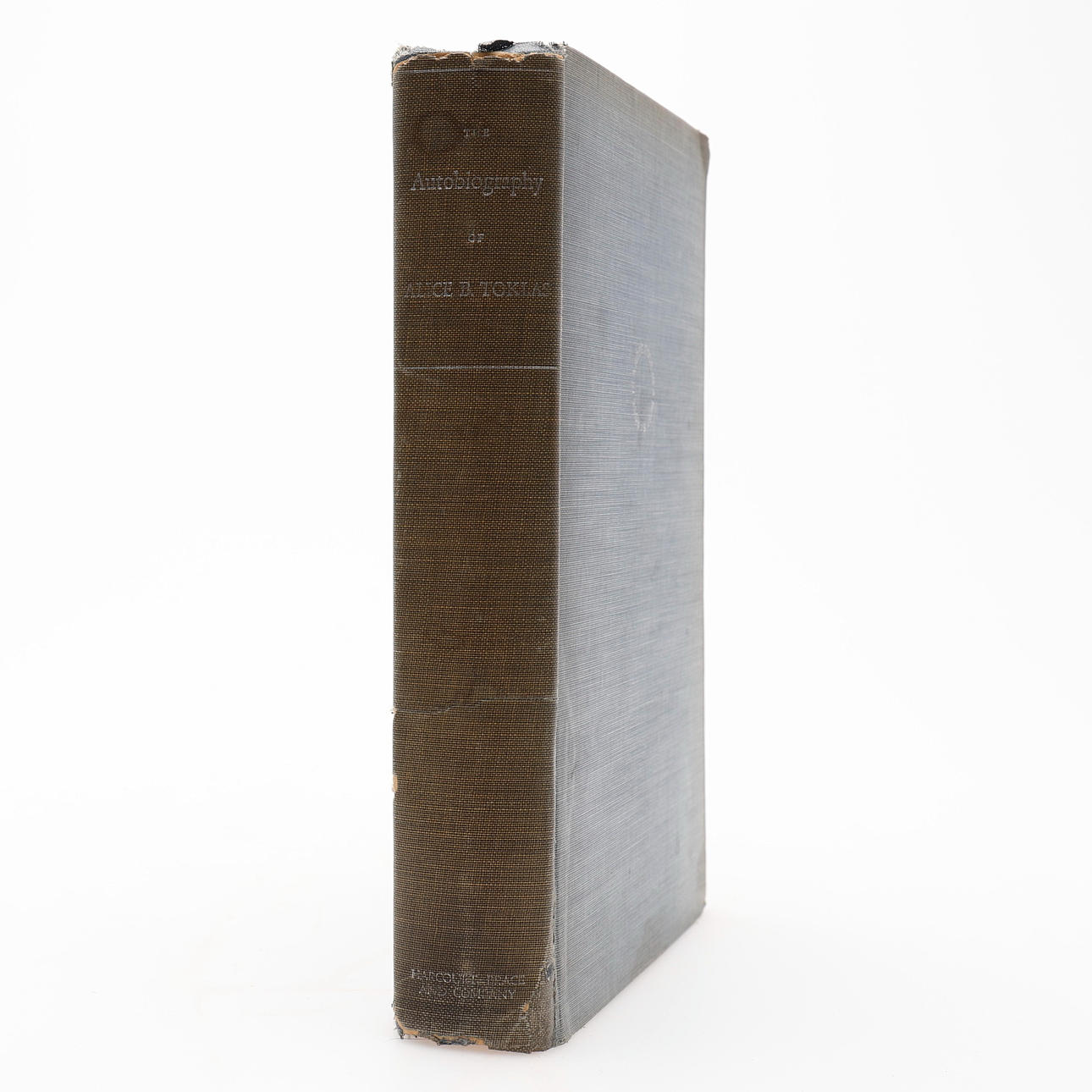 GETRUDE STEINS THE AUTOBIOGRAPHY OF ALICE B TOKLAS FIRST EDITION 1933.