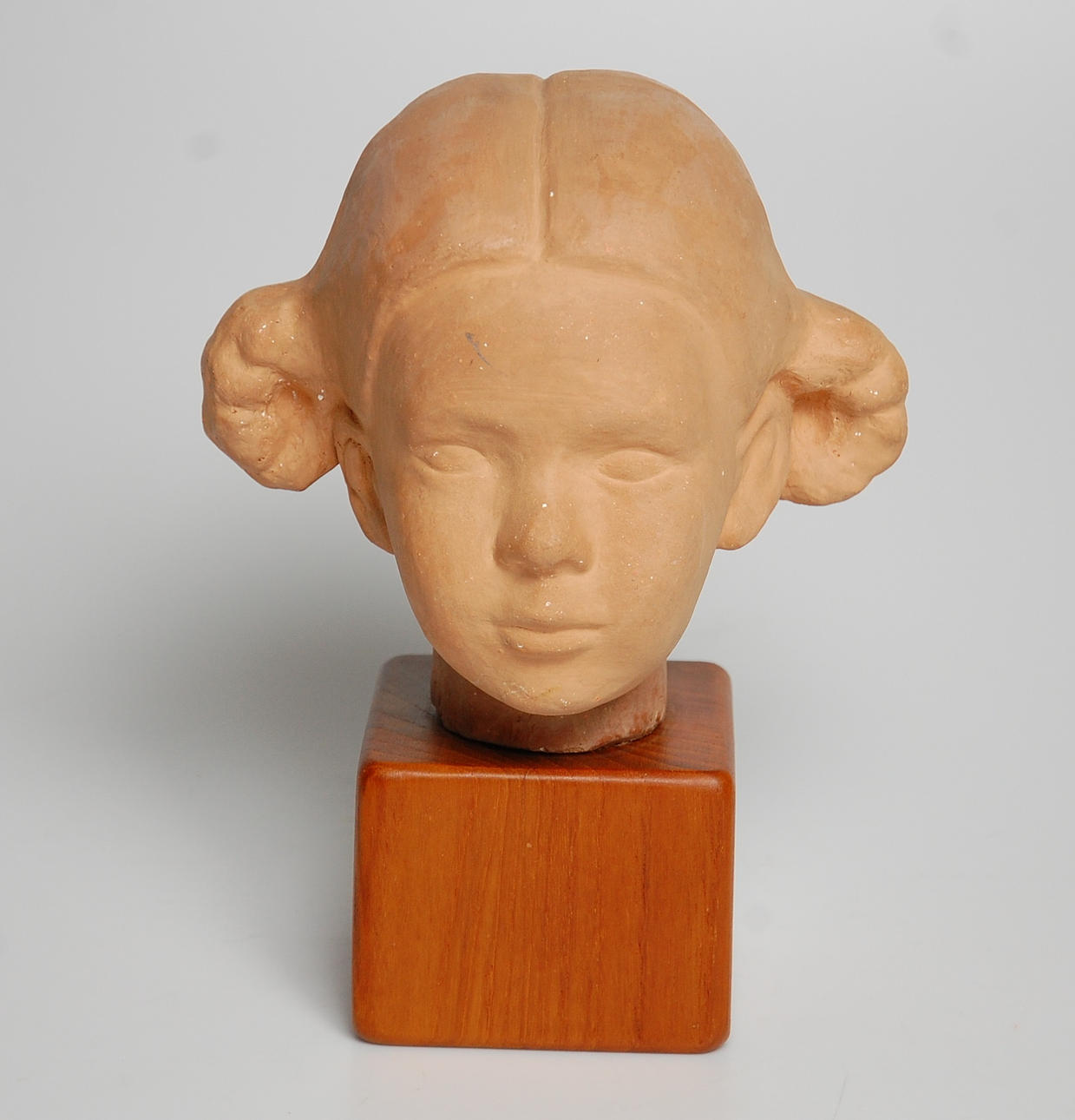 SKULPTUR, bemålad gips, Jonas Fröding.