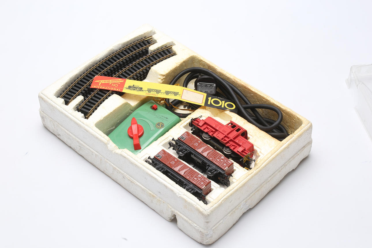 STARTSET, Fleischmann 6391 A + B in original box. Toys