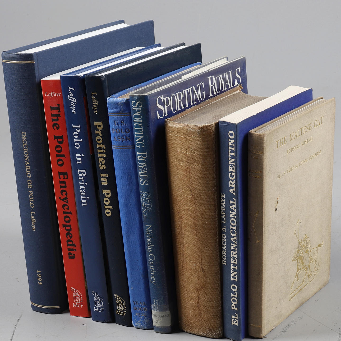 A QUANTITY OF BOOKS RELATING TO POLO.