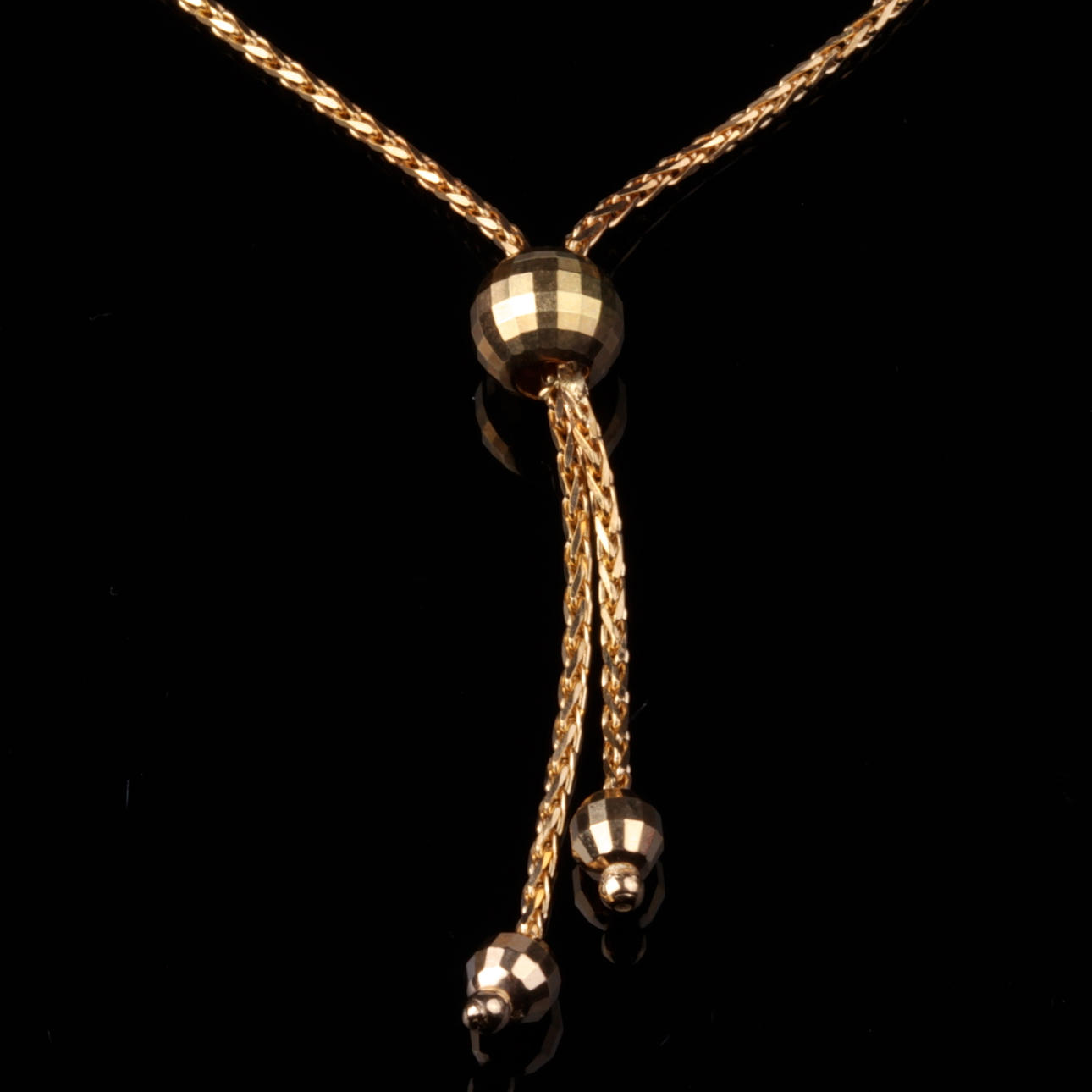COLLIER, med integrerat hänge, 18k guld, vikt ca 7,66 gram.
