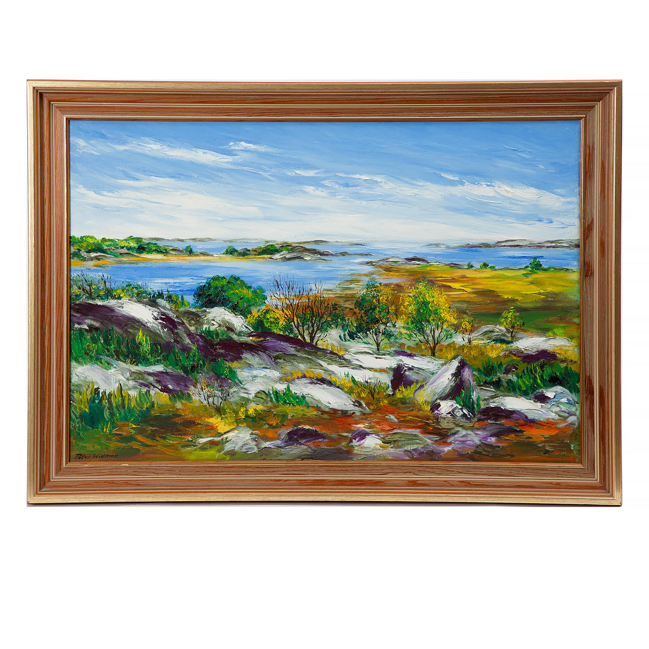 PETER WIDMAN, oil on canvas.