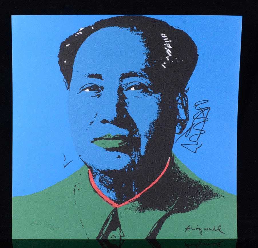 ANDY WARHOL. EFTER. Färglitografi.