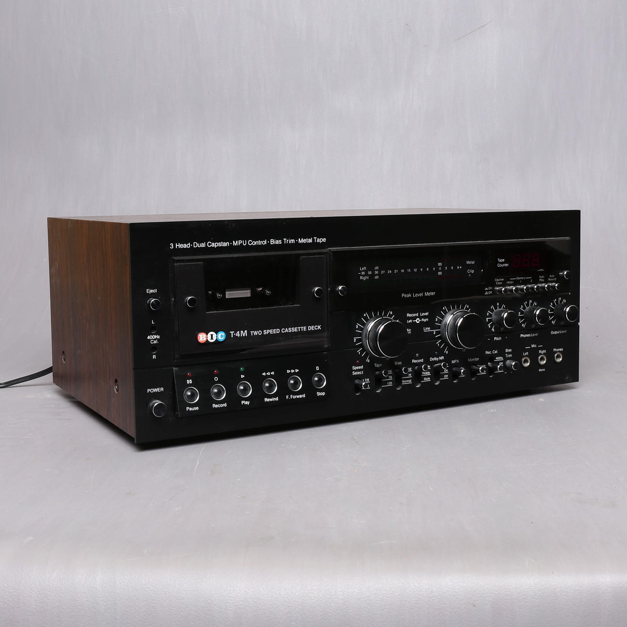 CASSETTE TAPE PLAYER BIC T-4M, 1979-84.