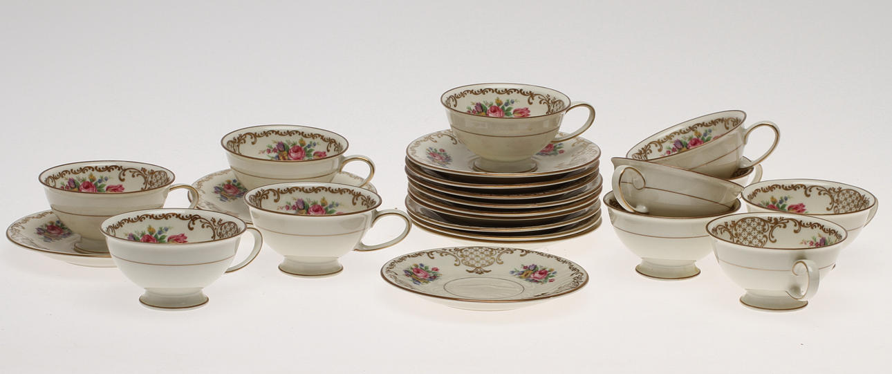 KAFFESERVIS 11 delar, "Winifred" Rosenthal, 1900-tal.