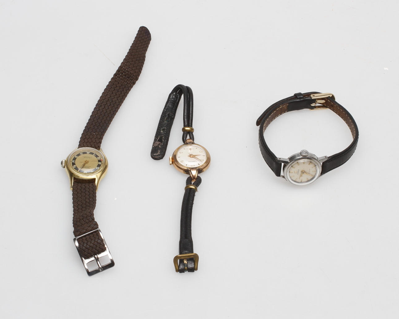 DAMARMBANDSUR, 3 DELAR, Tissot, Certina, Tärnan.