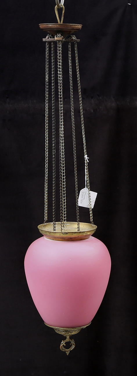 MÅNSKENSAMPEL, 1800-talets slut. Total höjd ca. 88 cm.