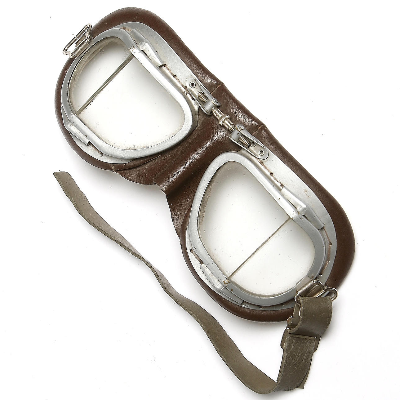 FLYGAR/MC GLASÖGON, Aviator, "Stadium", Made in England. 1900-talets första hälft.