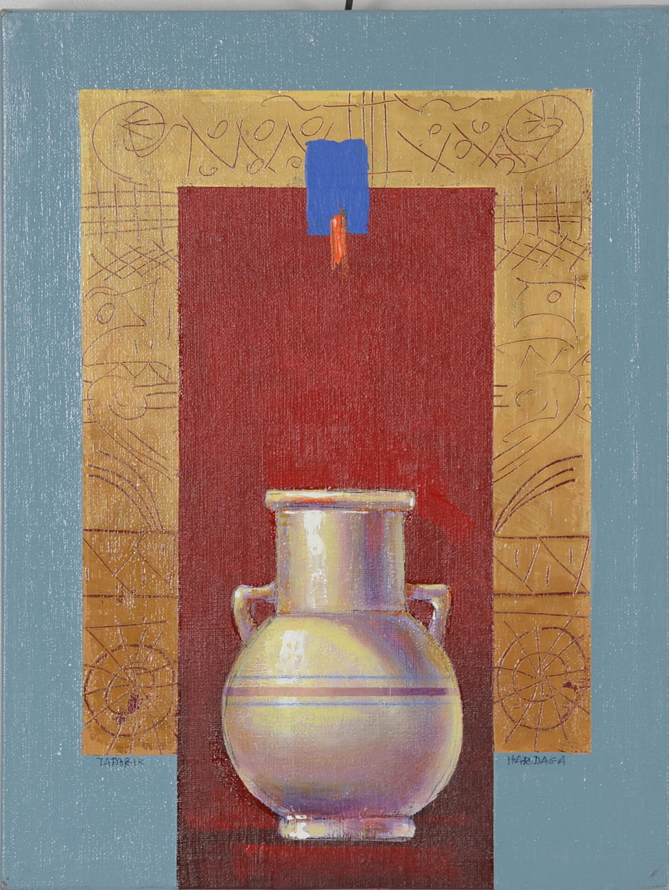 TARIK HARDAGA. Olja på duk.