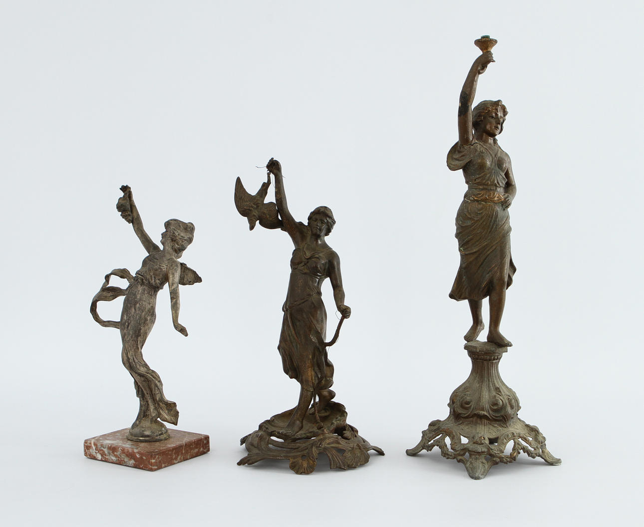 SKULPTURER, 3 stycken.