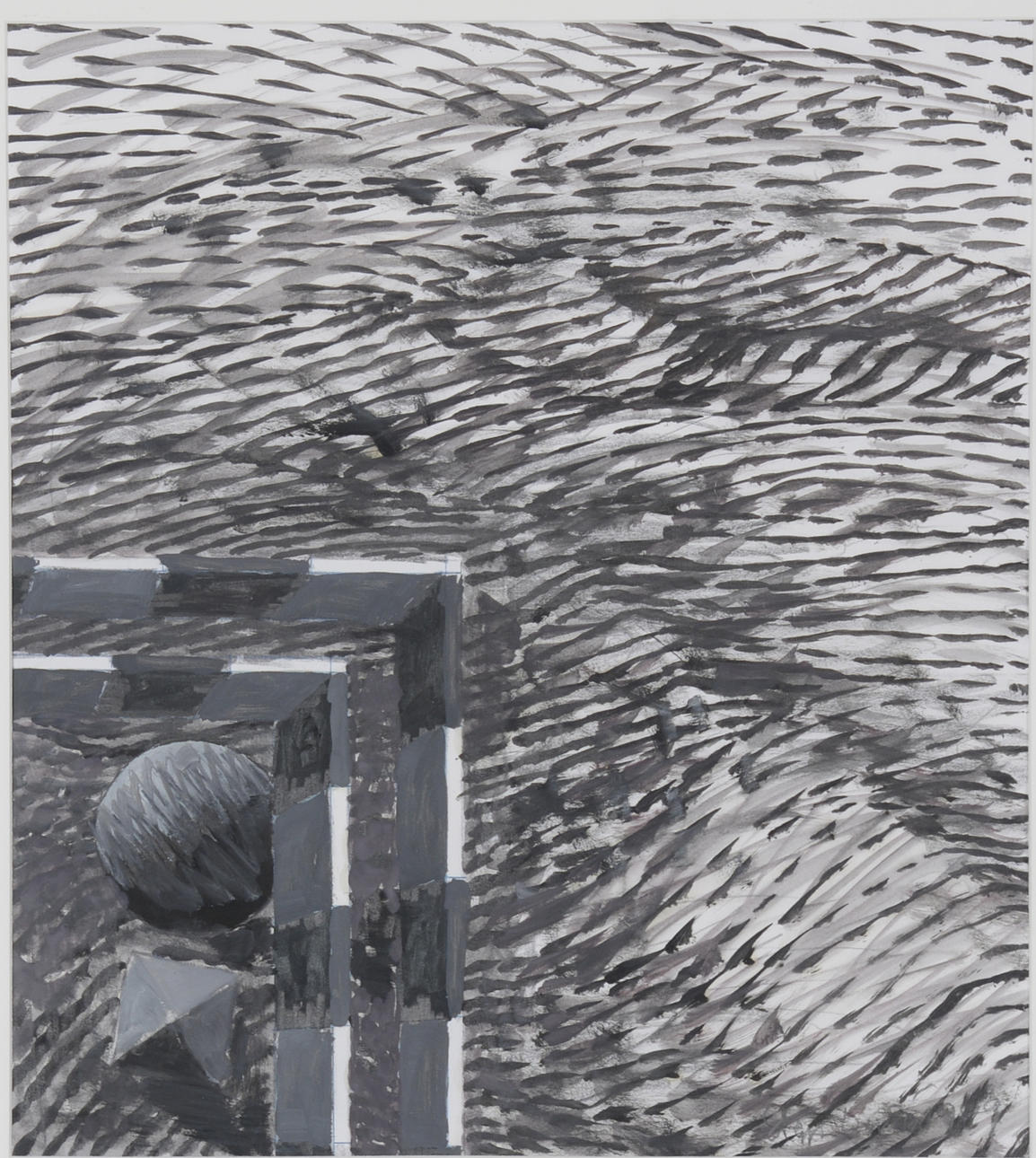 STEN DUNÉR. Gouache.