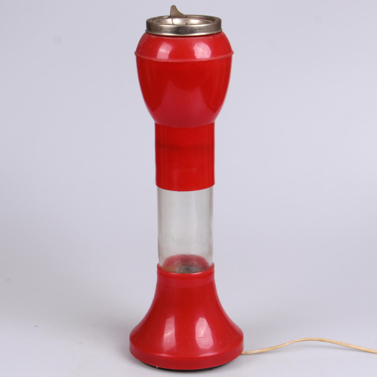 ASKKOPP, med belysning, plast och glas, 1970-tal.