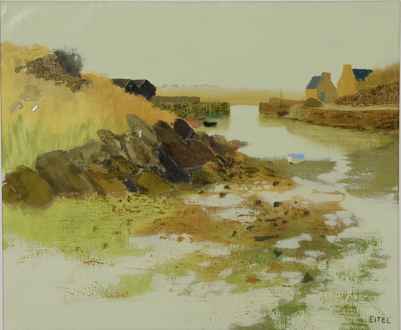 JAQUES EITEL. Olja på duk.