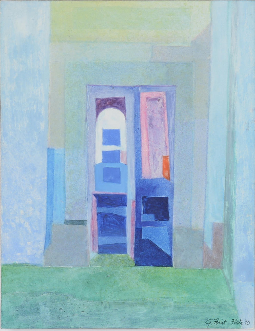 GEORGES POINT. Olja på pannå.