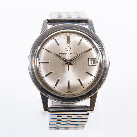 ETERNA-MATIC, 35 mm, steel, automatic.