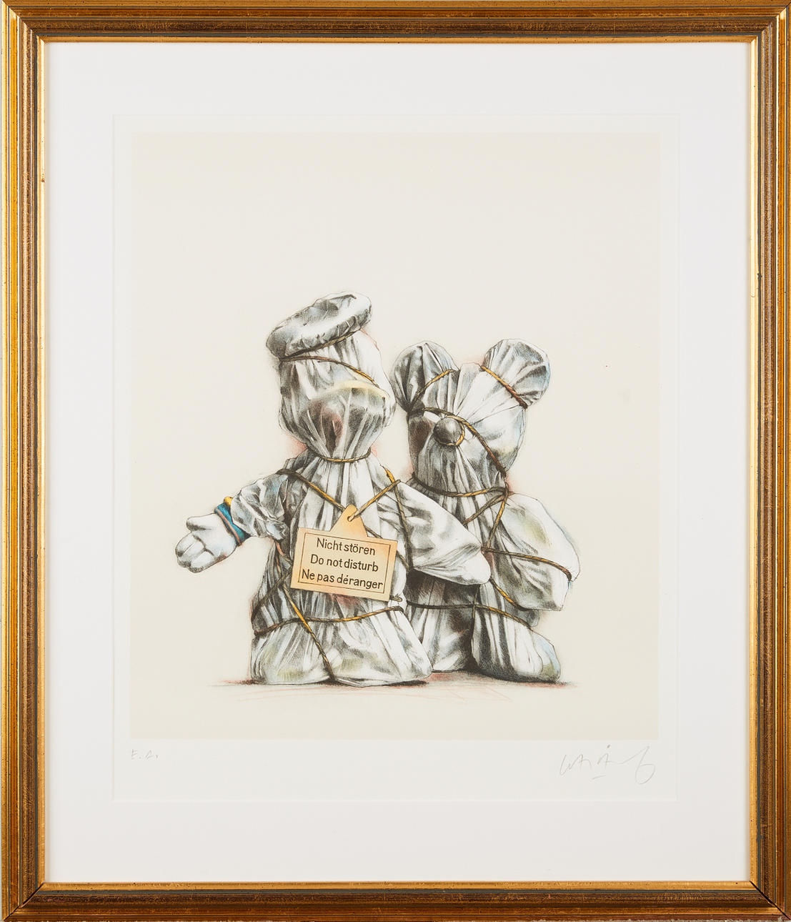 LASSE ÅBERG. Åberg X Christo, Wrapped Disney.