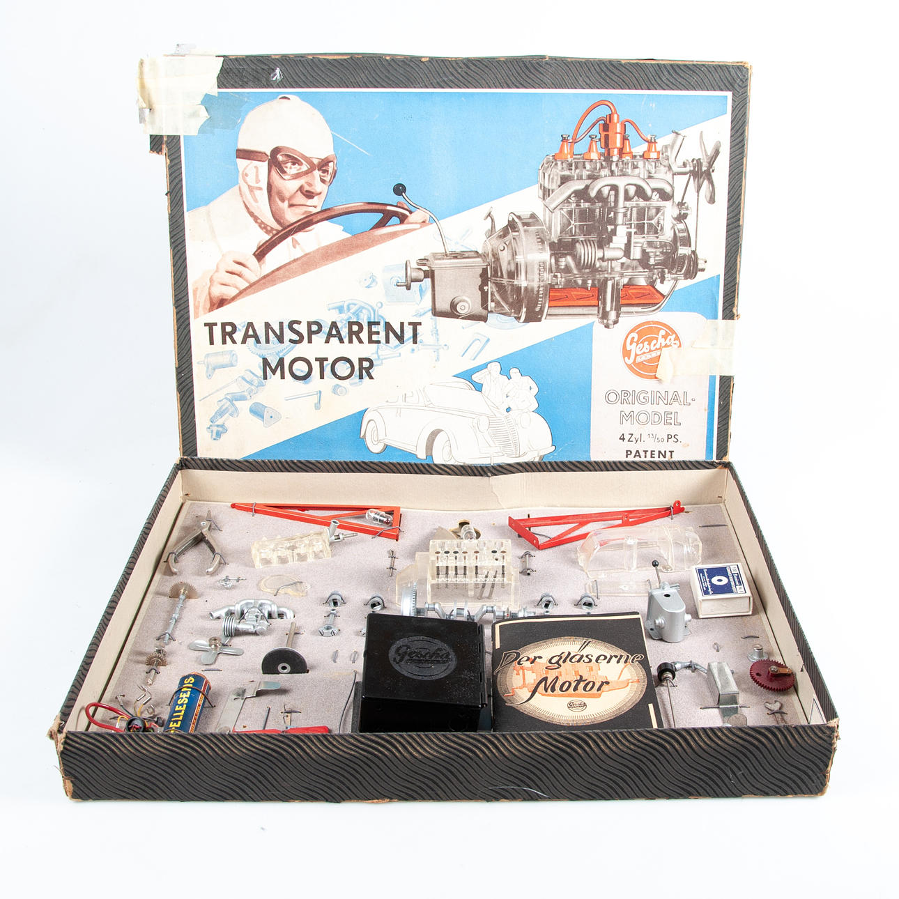 Gescha - Transparent Engine - 1940-1949 - Germany. With cardboard.