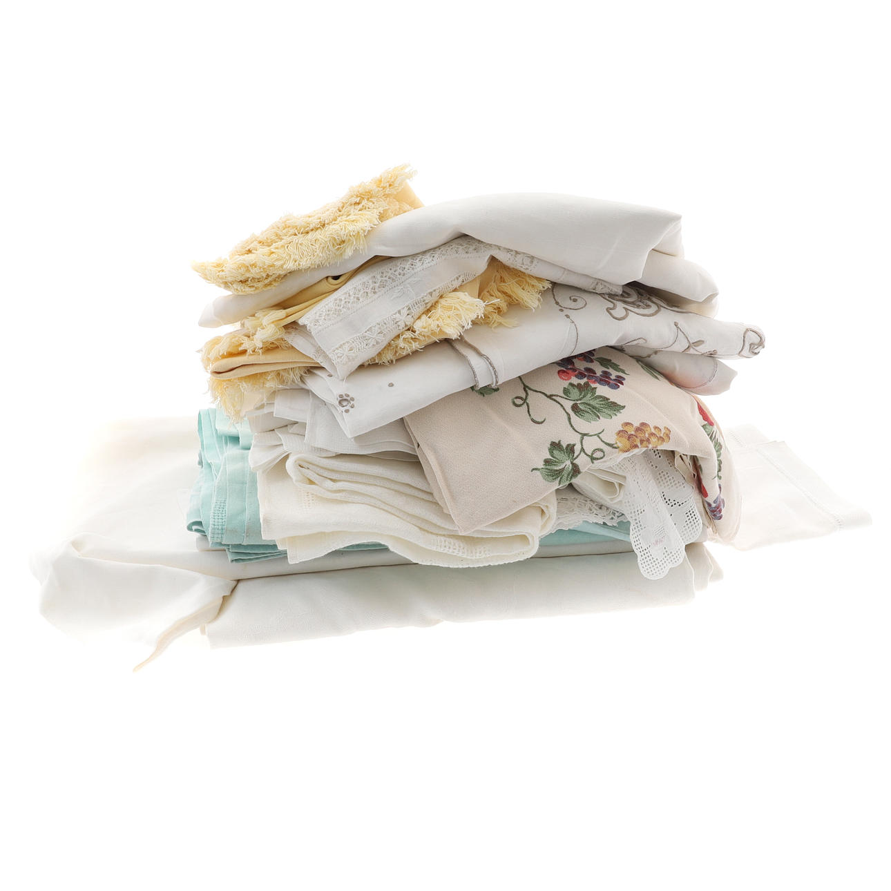 EN SAMLING BORDSLINNE.