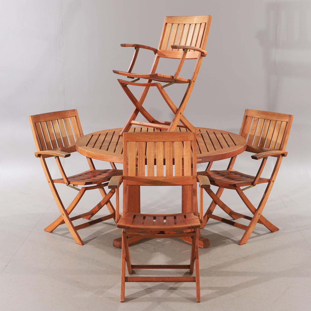 TRÄDGÅRDSGRUPP, 5 delar, teak, Kircodan.