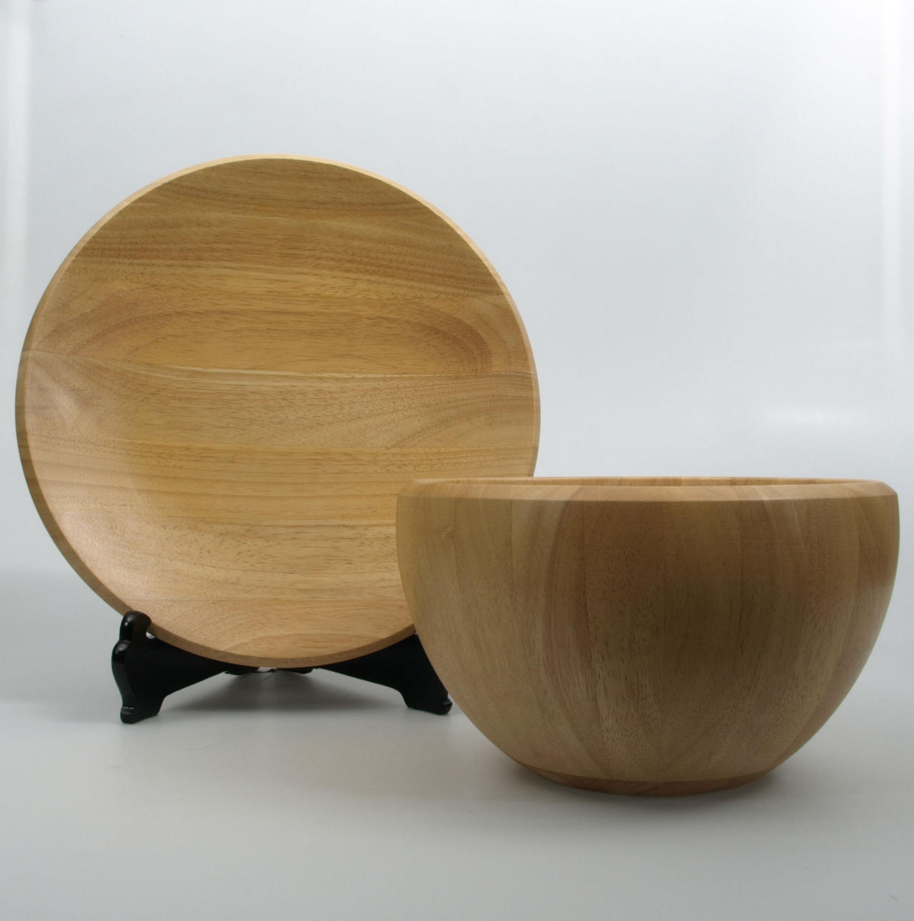 FRUKTFAT OCH STOR SKÅL, trä, Boda Nova.