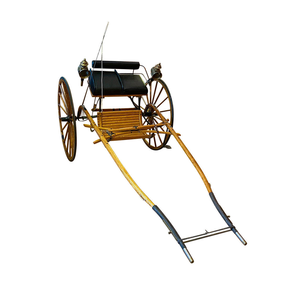 HÄSTVAGN , sulky. Omkring 1900.