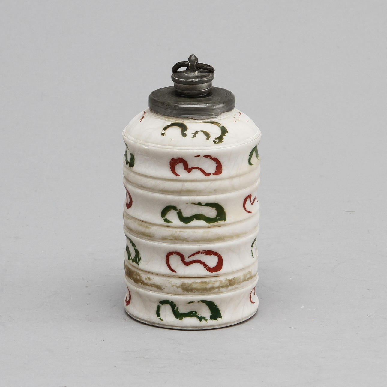 TEDOSA, alabaster med tennmontering, barock 16/1700-tal.