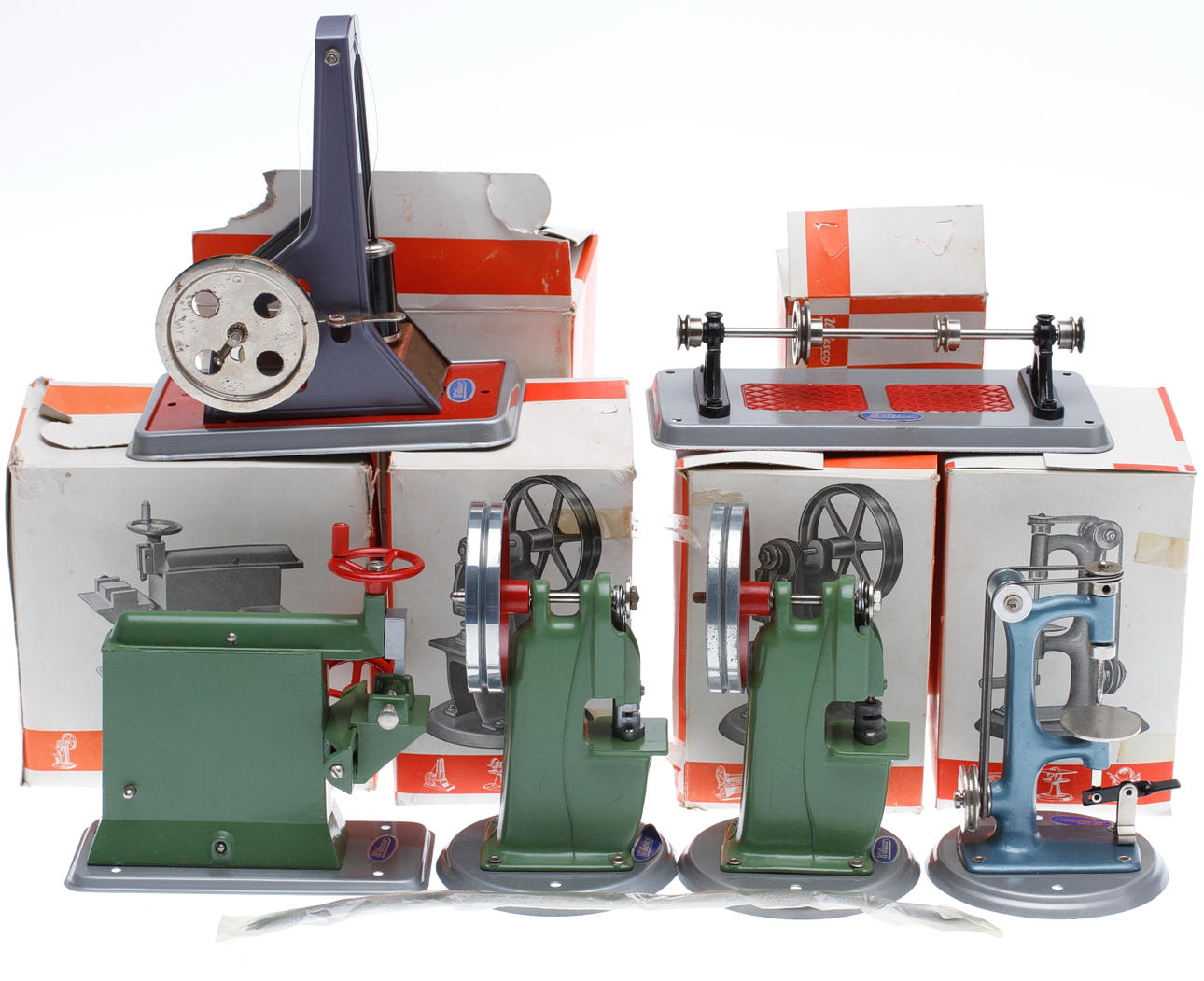 LEKSAKER, 6 delar, Wilesco.