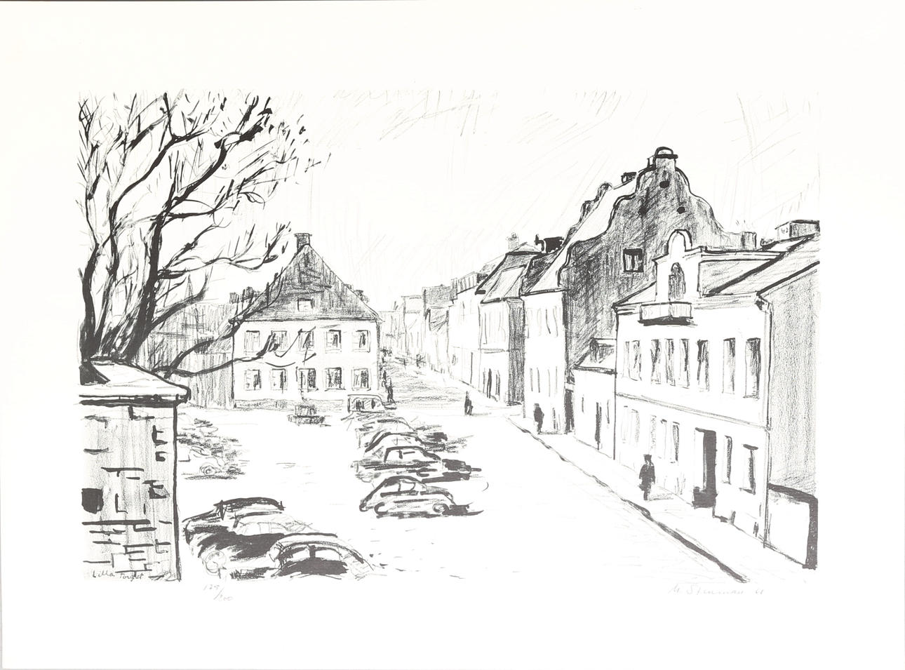 LITOGRAFIER, 6 st, Kalmar, Signerad.