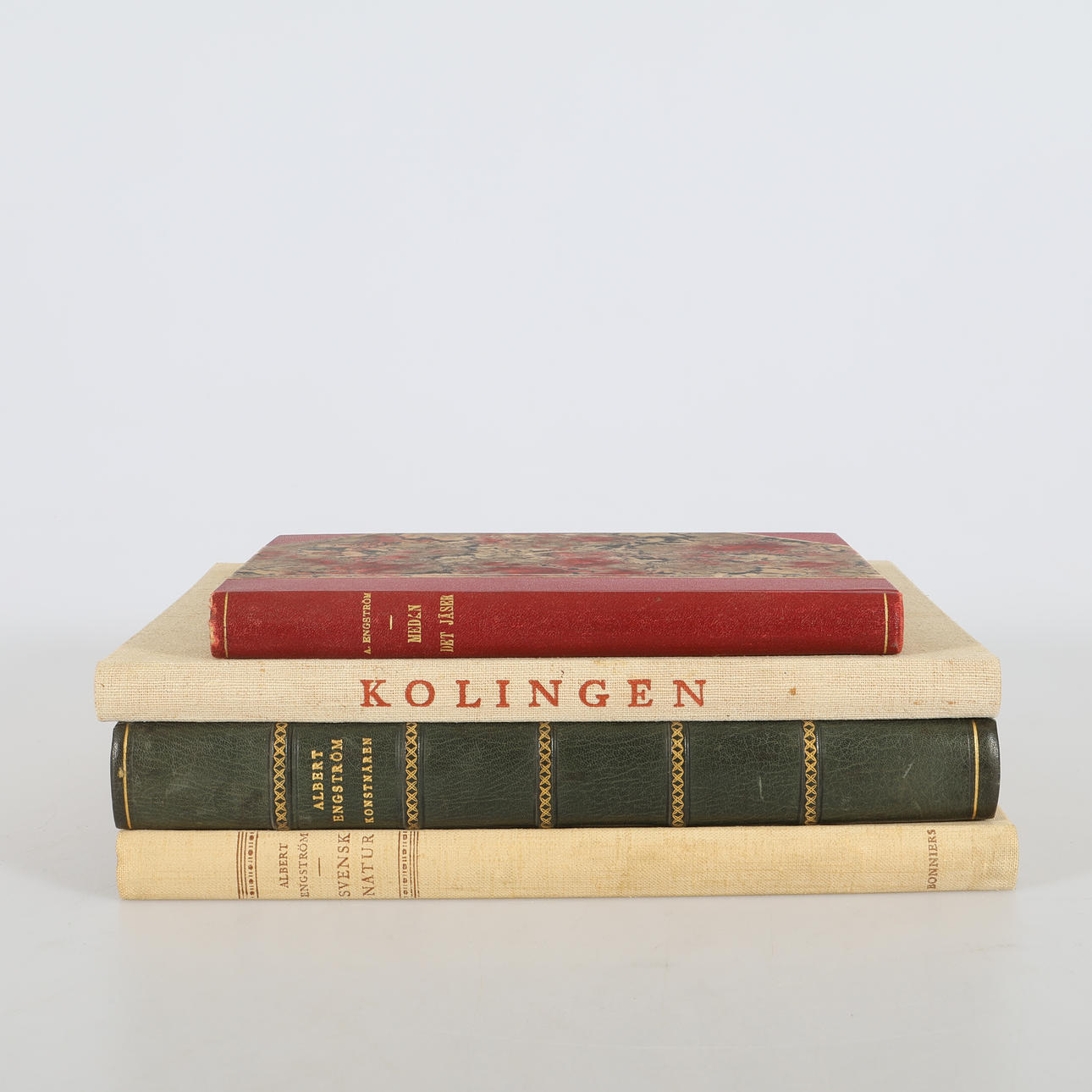 BÖCKER, 4 st, Albert Engström, Sven Barthel.