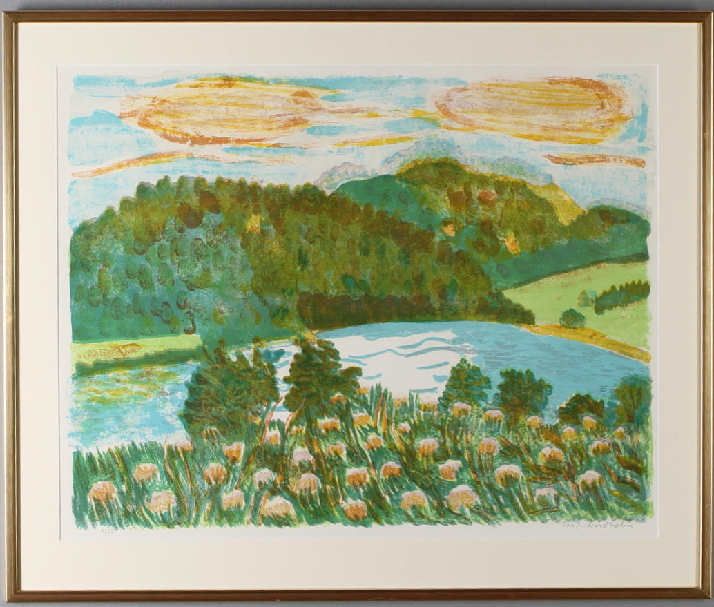 THAGE NORDHOLM. litografi, signerad samt numrerad 6/250.