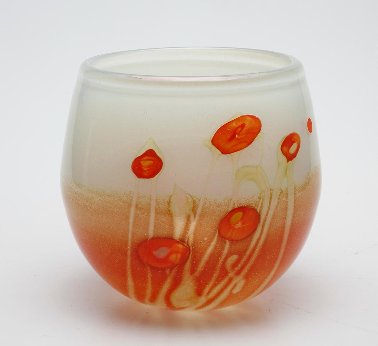 SKÅL, glas, möjligtvis Bengt Orup, Johansfors.