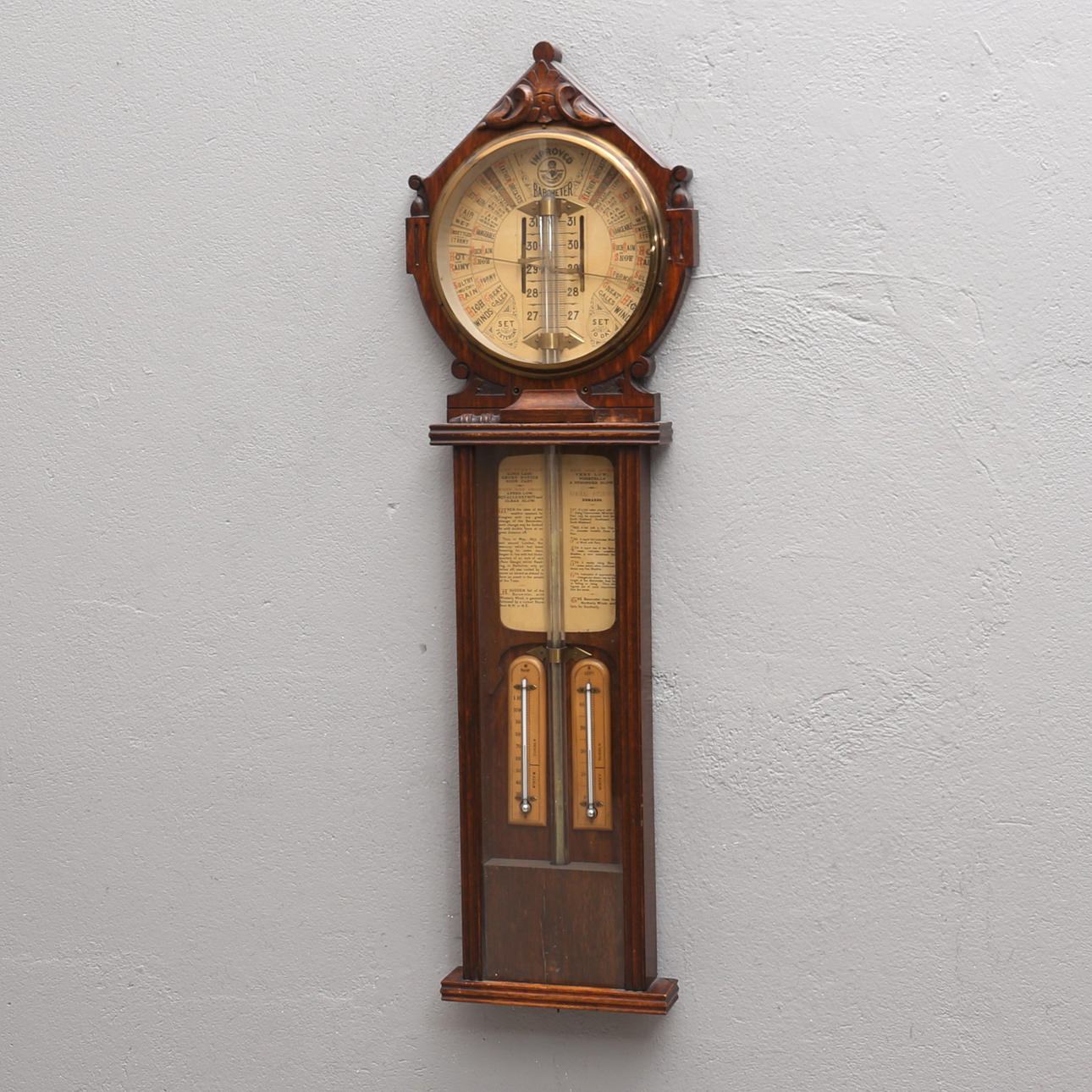 BAROMETER, England, 19./20. Jahrhundert.