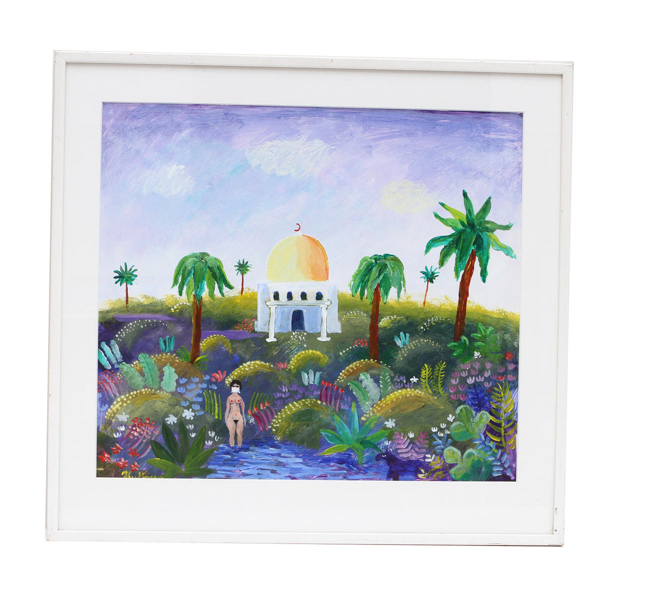 ANDERS HULTMAN (F 1953). Gouache. Signerad.