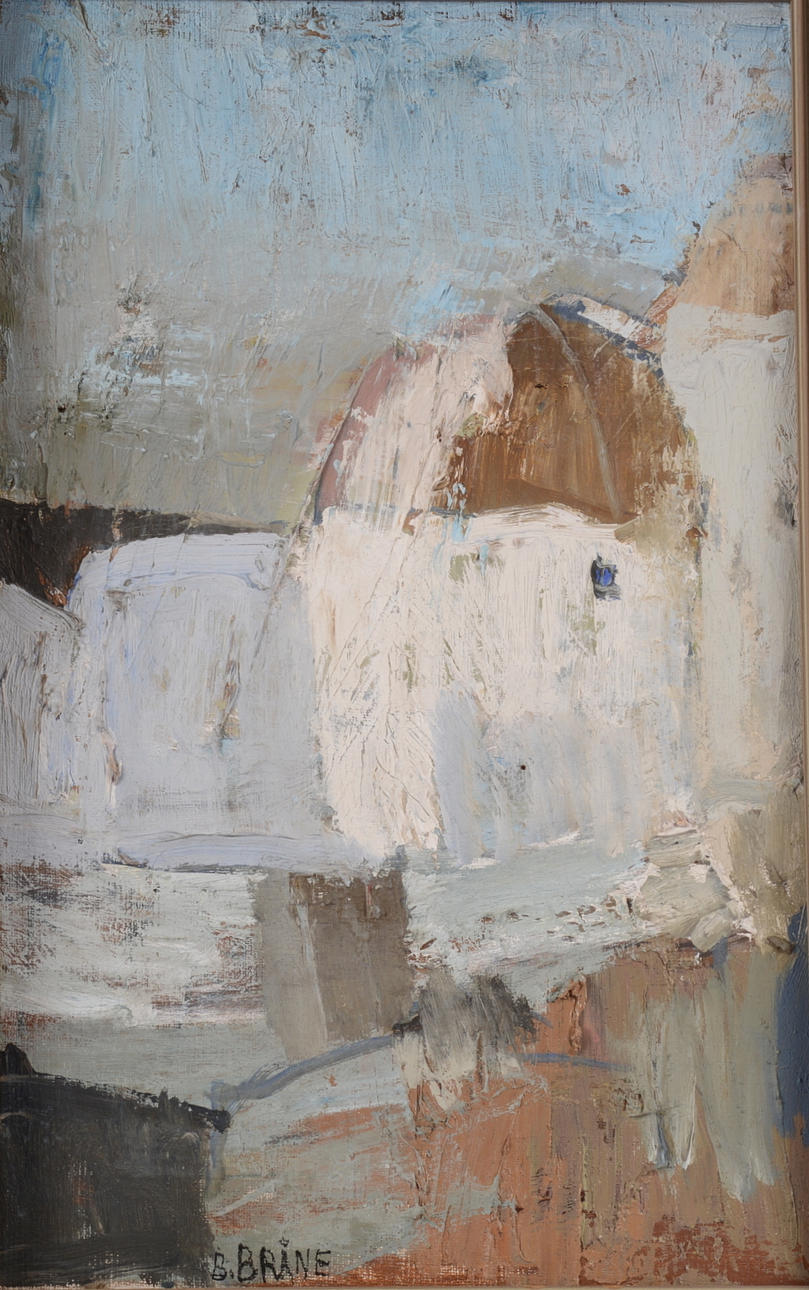 BARBRO BRÅNE. Olja på duk.