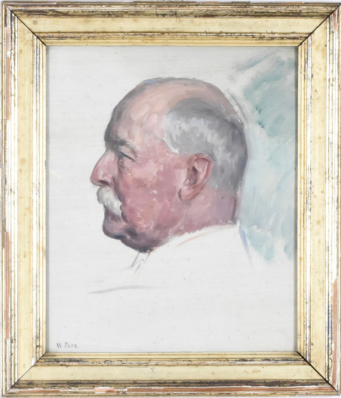 WILLIAM PAPE. Olja på pannå.